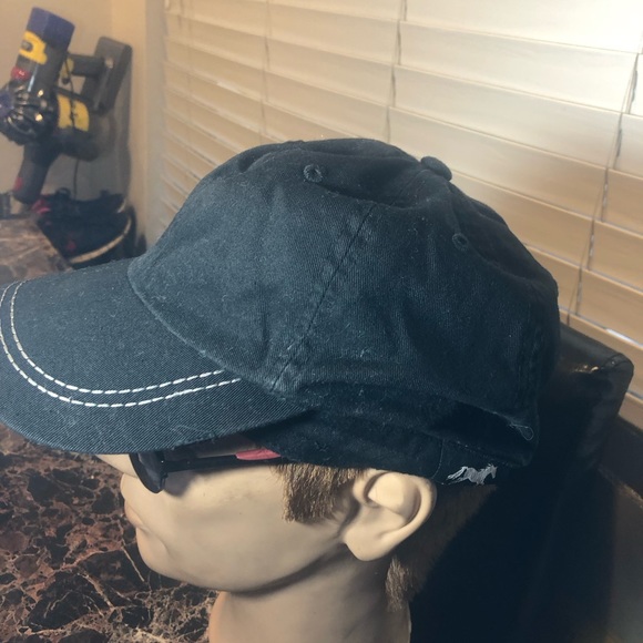 Awst International Black White Embroidered Horse Baseball Hats Size Adjustable - Picture 3 of 12